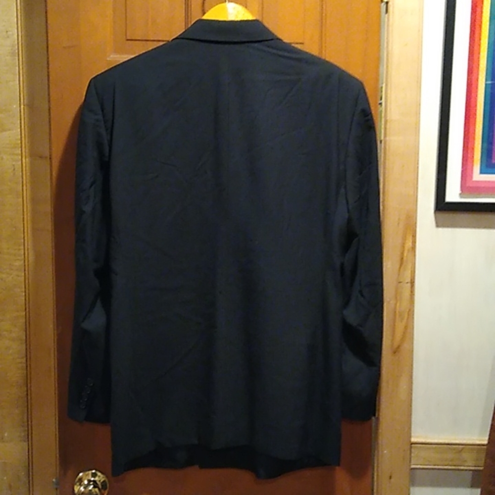 Burberrys vintage black double breasted sport coat 40 ins chest. M/L - Picture 3 of 11